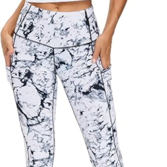 NWT THE GYM PEOPLE Thick High Waist Yoga Pants with Pockets, Women's Medium - Picture 1 of 11